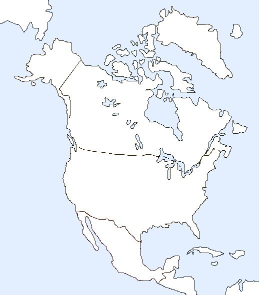 Pronta Atividade Geografia Educacao America Do Norte Mapa Mudo Images